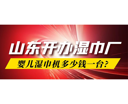 山東開辦濕巾廠，嬰兒濕巾機(jī)多少錢一臺(tái)?