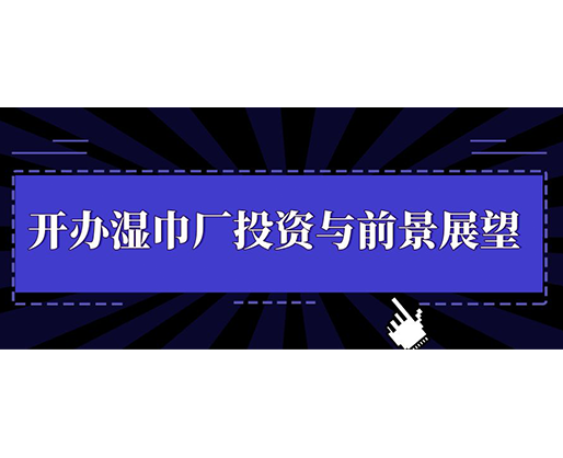 開(kāi)辦濕巾廠(chǎng)投資與前景展望