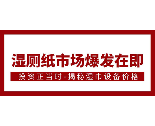 濕廁紙市場(chǎng)爆發(fā)在即，投資正當(dāng)時(shí)-揭秘濕巾設(shè)備價(jià)格